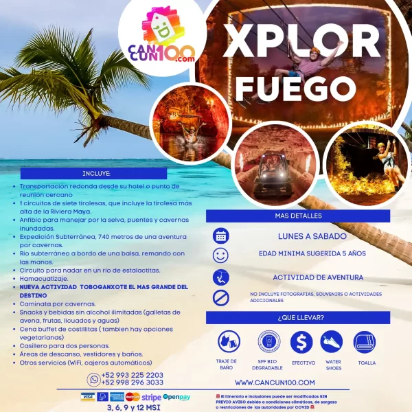 Xplor Fuego 🔥TOUR con Transporte - Imagen 2